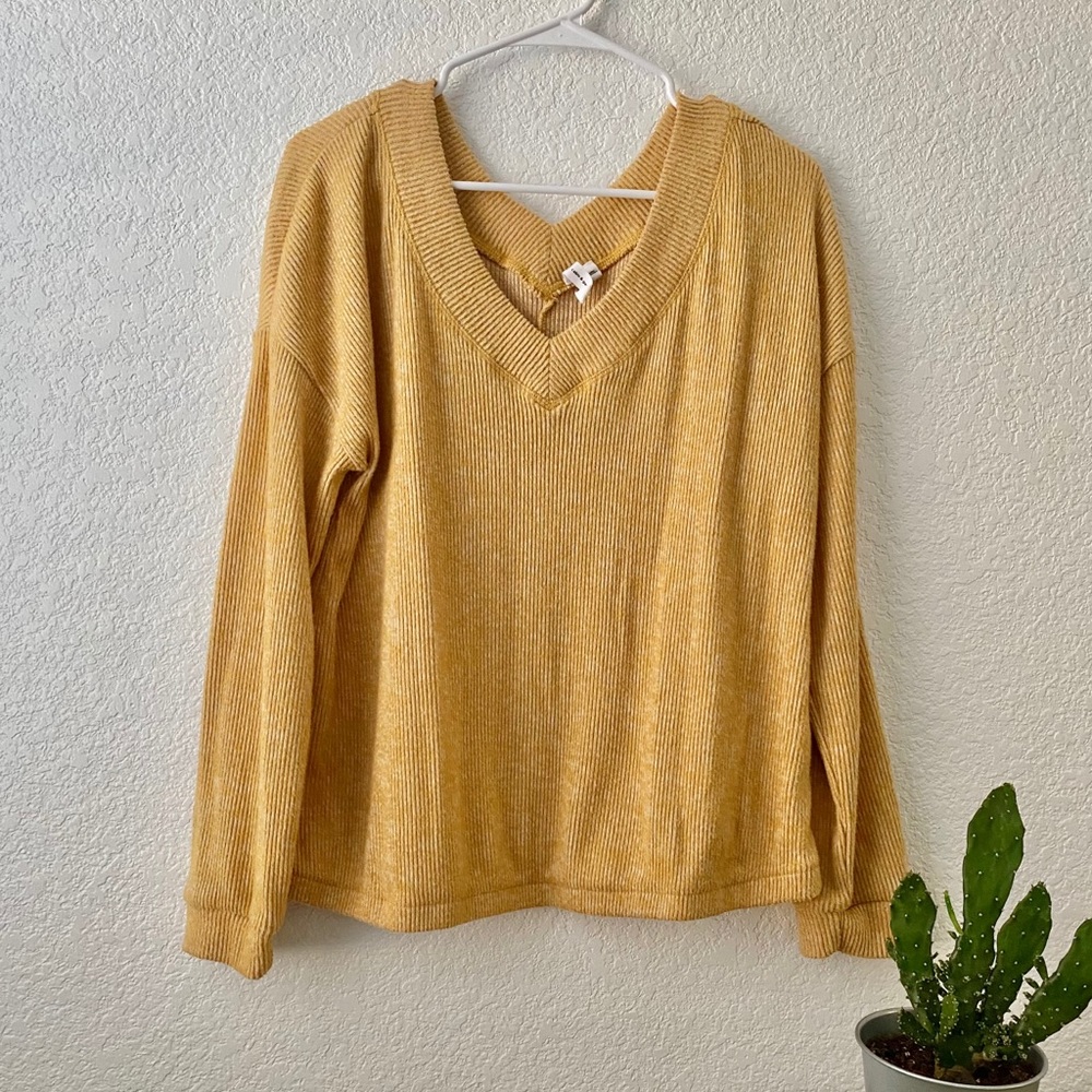 Cable & Gauge | Mustard Sweater